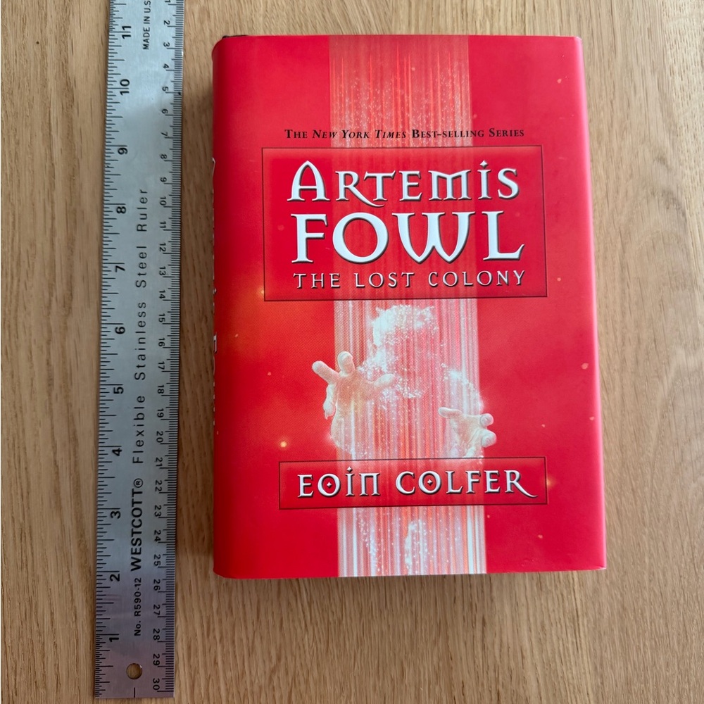 Artemis Fowl The Lost Colony by Eoin Colfer Hardcover Book